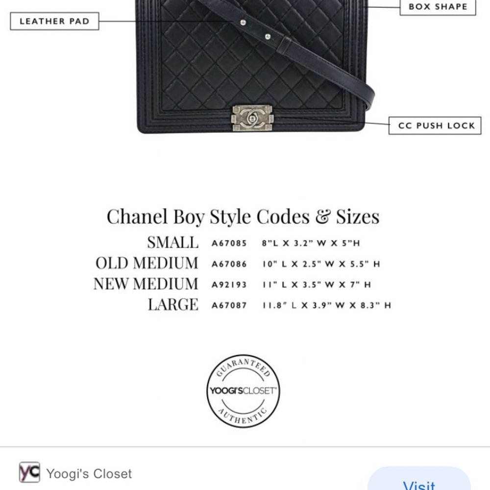Extra large Chanel boy bag